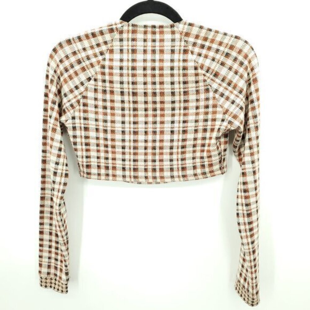 Intimately Free People Tough Love Natural Combo Top M Cream/Brown/Black - Picture 3 of 16